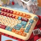 Loong Year Good Luck 104+16 / 34 / 54 MDA MCA Profile Keycap Set Cherry MX PBT Dye-subbed for Mechanical Gaming Keyboard